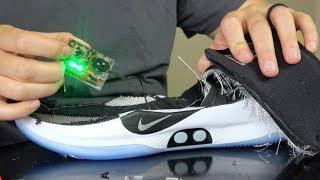 Whats inside Worlds First Self Lacing Basketball Shoes?