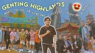 Exploring Genting Highlands Premium Outlets Shopping & Skyworlds Experience  • Red Diaz