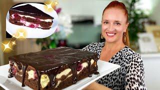 CHOCOLATE CAKE CHEESECAKE RECIPE LudaEasyCook Лучший Кулинарный Канал