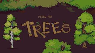 How to Draw Pixel Art Trees My method