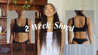 Getting in Shape *Physically and Emotionally* 2 week shred results