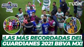 ¡SE DIERON CON TODO Las peleas más recordadas del Guard1anes 2021 BBVA MX  TUDN