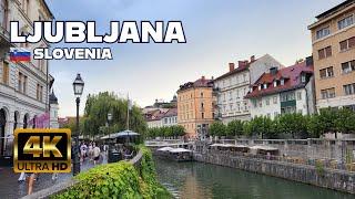 Ljubljana Slovenia - Walking tour 4K video