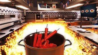 Im a Lunatic Chef That Cooks Food Using Explosives - Cooking Simulator Update