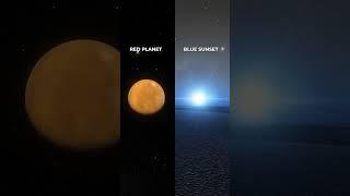 Earth vs Mars sunsets. #earth #mars #Vikas #shorts