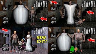 Playing Fat Granny vs small Granny vs Mutant Granny  All Granny Mode  Gameplay Animation
