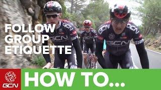 How To Ride In A Group - Group Riding Etiquette