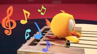 Chicky faz a música  Onde está Chicky?  Pintinha amarelinho  Coleção desenhos animados Infantil