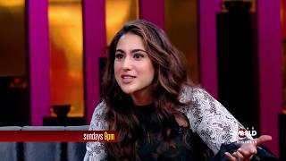 Koffee With Karan Saif Ali Khan and Sara Ali Khan