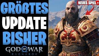 God of War Ragnarök RIESEN UPDATE - Neues Spiel Plus Neue Rüstungen & MEHR  GoW Ragnarok NG +