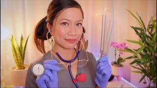 ASMR  Eye Ear Face Cranial Nerves Exam  Personal Attention Roleplay