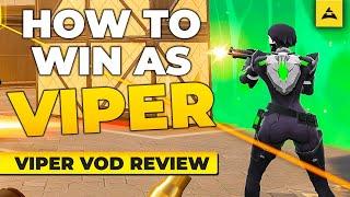 How to WIN as Viper - Silver Viper VoD Review - Valorant tips and tricks - gameplay