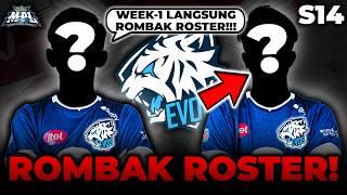 EVOS GLORY TIBA-TIBA MELAKUKAN PEROMBAKAN ROSTER