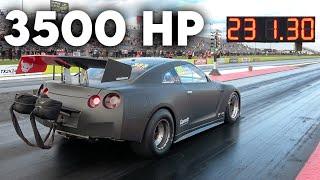 3500 HP Nissan GTR Runs INSANE 6s 14 Mile At TX2K24 Finals