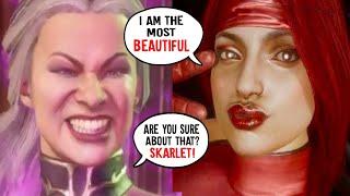 SKARLET HARDCORE SiMPING For all Male Kombatants - Mortal Kombat 11 Skarlet flirty intros