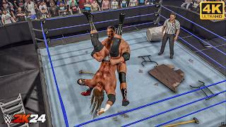 WWE 2K24 - Triple H vs. Batista - Extreme Rules Match  PC 4K60