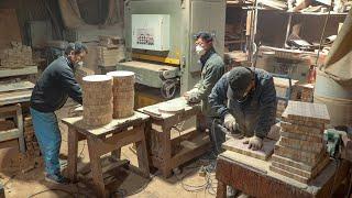 Amazing Koreas Extreme Wood Working Process Inside the Factory