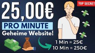 VERDIENE 2500€ PRO MINUTE Online Geld verdienen 2024 ohne Startkapital