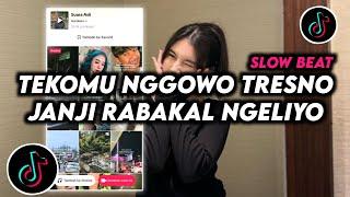 DJ Tekomu Nggowo Tresno Janji Rabakal Ngeliyo Slow Beat Remix Viral TikTok Terbaru 2024 Full Bass
