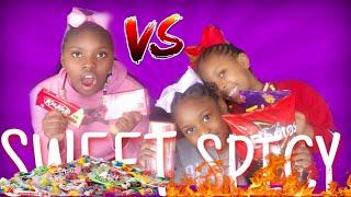 SWEET VS SPICY CHALLENGE #FUNNY #KIDS PBS KIDSTUBE