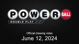 Powerball Double Play drawing for June 12 2024