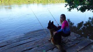 BRAZILIAN ADVENTURE - Relaxing by the river ASMR Barbecue and fishing in nature