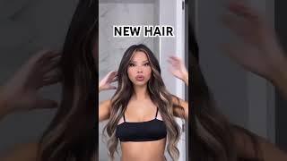 NEW HAIR #grwm #hair #balyageombre #hairtransformation