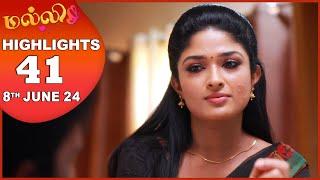 Malli Serial  EP 41 Highlights  8th Jun 2024  Nikitha  Vijay  Saregama TV Shows Tamil