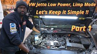 Volkswagen Jetta TDI EGR & DPF Trouble Low Power - code P2002 P0401& P240F Part 1 Diag