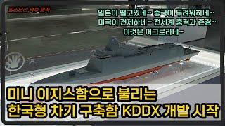 밀리터리 덕후 밀떡 한국형 차기 구축함 KDDX 개발 시작 최강 기동함대 준비