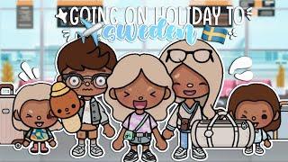 Going On Holiday To SWEDEN ️  *with voice*  Toca Boca Family Roleplay