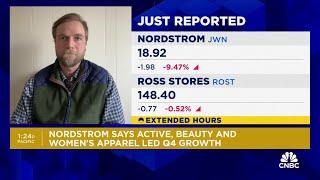 Nordstrom shares sink on weak guidance CFRAs Zachary Warring says move is just a breather