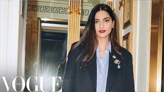 Sonam Kapoor Gets Ready for the Tommy Hilfiger Show at New York Fashion Week  Vogue India