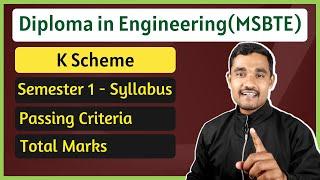 Diploma First Semester Syllabus  K Scheme  MSBTE Syllabus