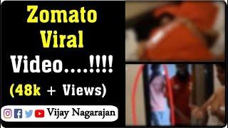 Zomato Delivery boy With Aunty Viral Video  Zomato  Viral Video Vijay Nagarajan