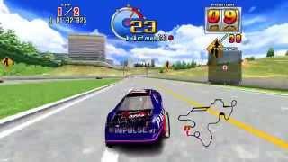 Daytona USA 2 Power Edition Beating the Hardest Set AI on the Expert Course 60 fps HD