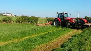 MF 6718 Mowing