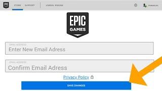 How To Change Epic Games Email Without Verification