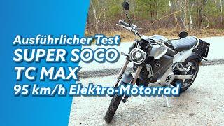  Super Soco TC Max - Ausführlicher Test – Schnell günstig hohe Reichweite?