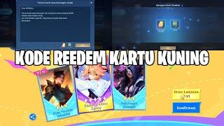 KODE REEDEM KARTU KUNING GRATIS - AUTO LANGSUNG DAPAT KARTU BINTANG 5 - MOBILE LEGENDS