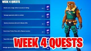 Week 4 Quests Fortnite - All Week 4 weekly Challenges guide