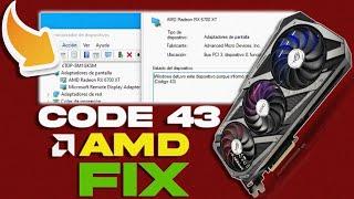 AMD Adrenalin Code 43 Error AMD GPU Fix
