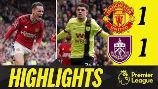 Amdouni Equaliser Secures HUGE Point at Old Trafford  HIGHLIGHTS  Manchester United 1-1 Burnley