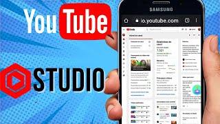 COMO ACESSAR YOUTUBE STUDIO PELO CELULAR NO GOOGLE CHROME DE FORMA RÁPIDA E FÁCIL