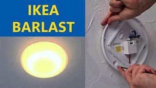 Ikea Barlast light installation