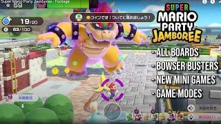 New Gameplay of All Boards Bowser Busters New Mini Games & Game Modes  Super Mario Party Jamboree