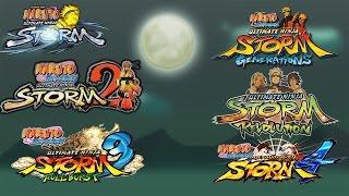 Naruto Ultimate Ninja Storm 1-4 ALL OPENINGSINTROS 2008-2016