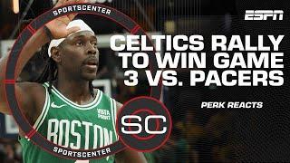 Celtics-Pacers Game 3 Reaction Jrue Holiday is NOT AFRAID OF THE MOMENT – Perk  SportsCenter