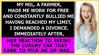 My MIL made me work for free and bullied me. Having reached my limit I demanded a divorce.