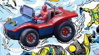 Spider-Man rides and THWIPs in style  Jada Toys